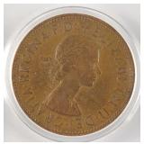 1963 British One Penny Coin