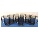 Smoked Glass Beer Mugs (7)