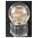 "Friend" Rotating Musical Snow Globe