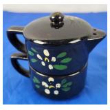 Vtg S&P Stacking Cup & Teapot