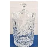St. George Lead Crystal Biscuit Jar