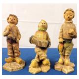 Dutch Boys Hand Painted Figurines (3)