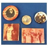Vtg The Beatles Pins, Pictures