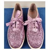 Kate Spade Glitter Grape Keds, Size 11