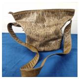 Faux Snakeskin Tote