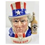 Royal Doulton Uncle Sam, Beam Whiskey Decanter