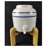 Pottery Water Dispenser w/ Stand