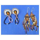 Native American Style Earrings (2pr)