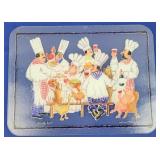 Vtg Great Chefs Banquet Cutting Board