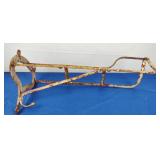 Vtg Wall Mount Saddle Rack
