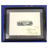 White House Engraving, Nixon Autograph