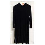 Coldwater Creek Black Velvet Cocktail Dress - Sz S