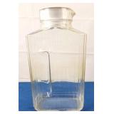 Vtg Glass Juice Bottle