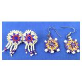 Native American Style Earrings (2pr)