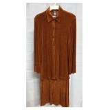 TaNuJa Sheath Dress w/ Shirt Jacket Sz Sm