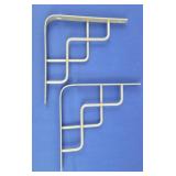 Rubbermaid 8" Celtic Shelf Brackets (2), New