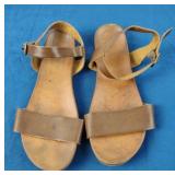 Mia Leather Sandals, Size 7