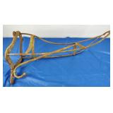 Vtg Wall Mount Duck Bill Saddle Rack