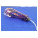 Blown Glass Hummingbird Feeder