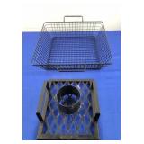 Beer Can Chicken Holder, Wire Basket