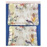 Glass Ruffled Edge Serving Trays [x2]
