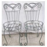Plant Stand Chairs (2)
