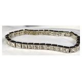 Rhinestone Tennis Bracelet