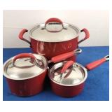 Kitchenaid Stock Pot & 2 Sauce Pans [x3]