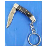 Damascus Keychain Knife, New