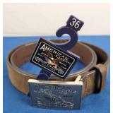American Living Leather Belt, Size 36 NEW