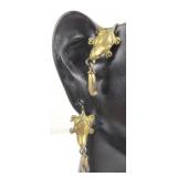 Sterling Frog Earrings