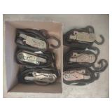 Black 1' Ratchet Straps (6)