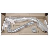 Chrome 2.25' Drag Exhaust Pipes, New