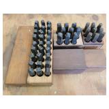 Alphabet and Number Metal Stamps