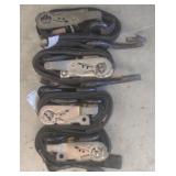Black 1' Ratchet Straps (4)