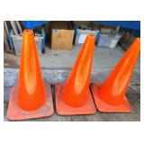 Orange Safety Cones [x3}