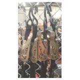 Black 1.5' Ratchet Straps (4)