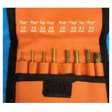 Mitutoyo 8pc Brass Drive Pin Punch Set