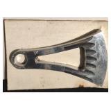 Axle Mount Curved License Plate Holder