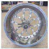 18x7' Recluse Chrome Wheel, Parts or Decor