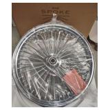 Ultima King Spoke ï¿½ 21 x 3.5 Chrome Front Wheel