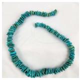 Turquoise String of Graduated Nugget Beads (1)