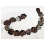 Natural Garnet Almandine Smooth Flat Stones (15)