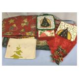 Xmas Mats, Runners, Towels, Etc. (14 pcs)
