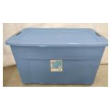 35-Gal Latch Lid Tote, Blue