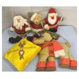 Santas, Bear, Rudolph (5)