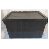 Flip-top Tote, Blacck