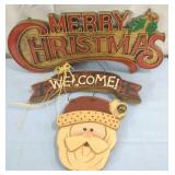 Christmas & Santa Signs/Decor (2)
