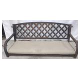 Metal Outdoor Swing w/Cushion