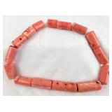 Pink Bamboo Coral Beads (15)
